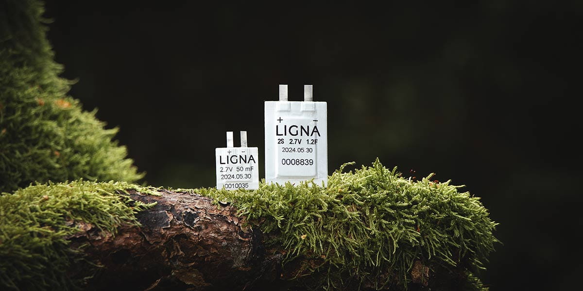 Ligna Energy hållbar energilagring miljövänliga material